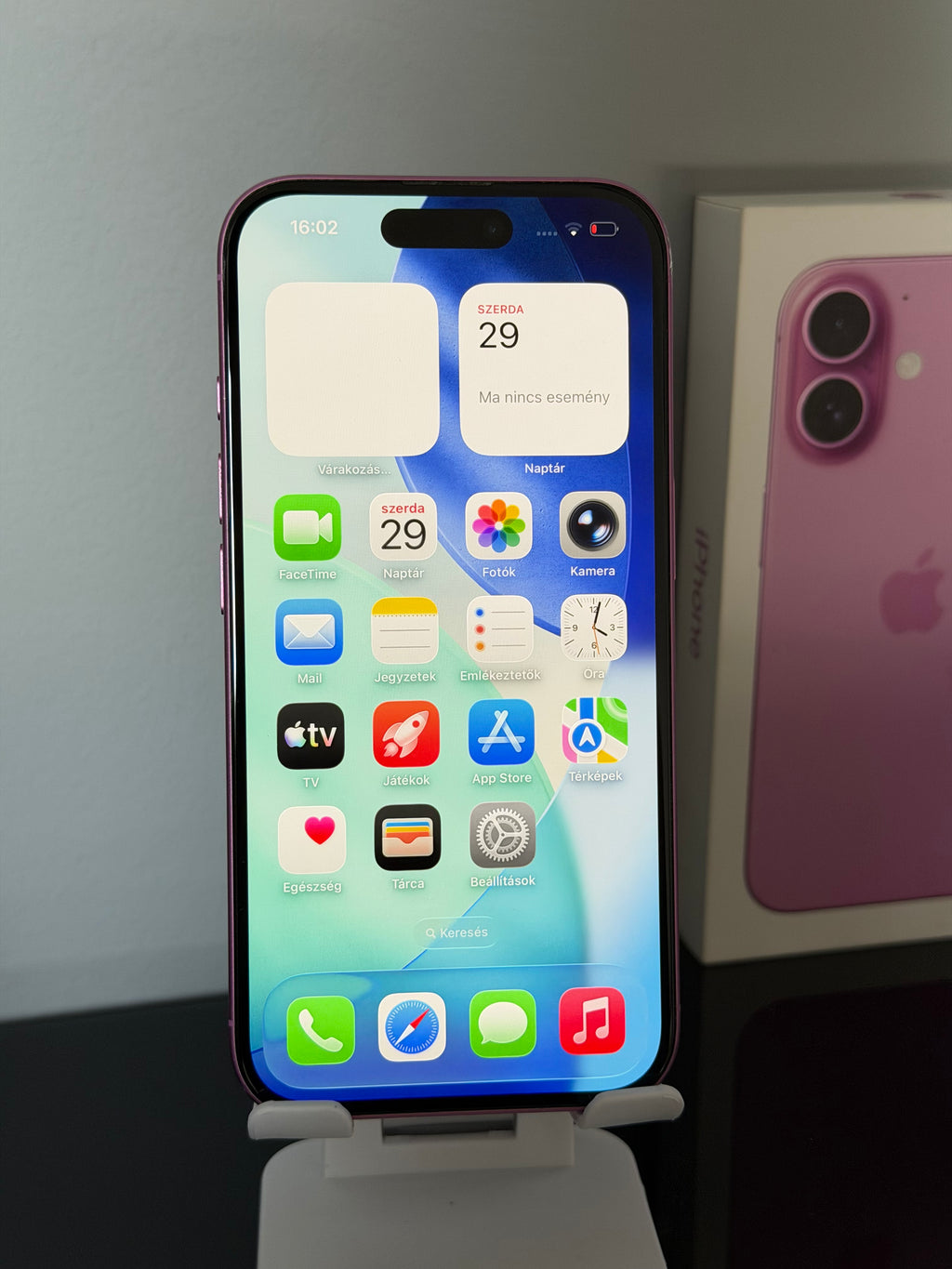 iPhone 16 128GB - Rózsaszín