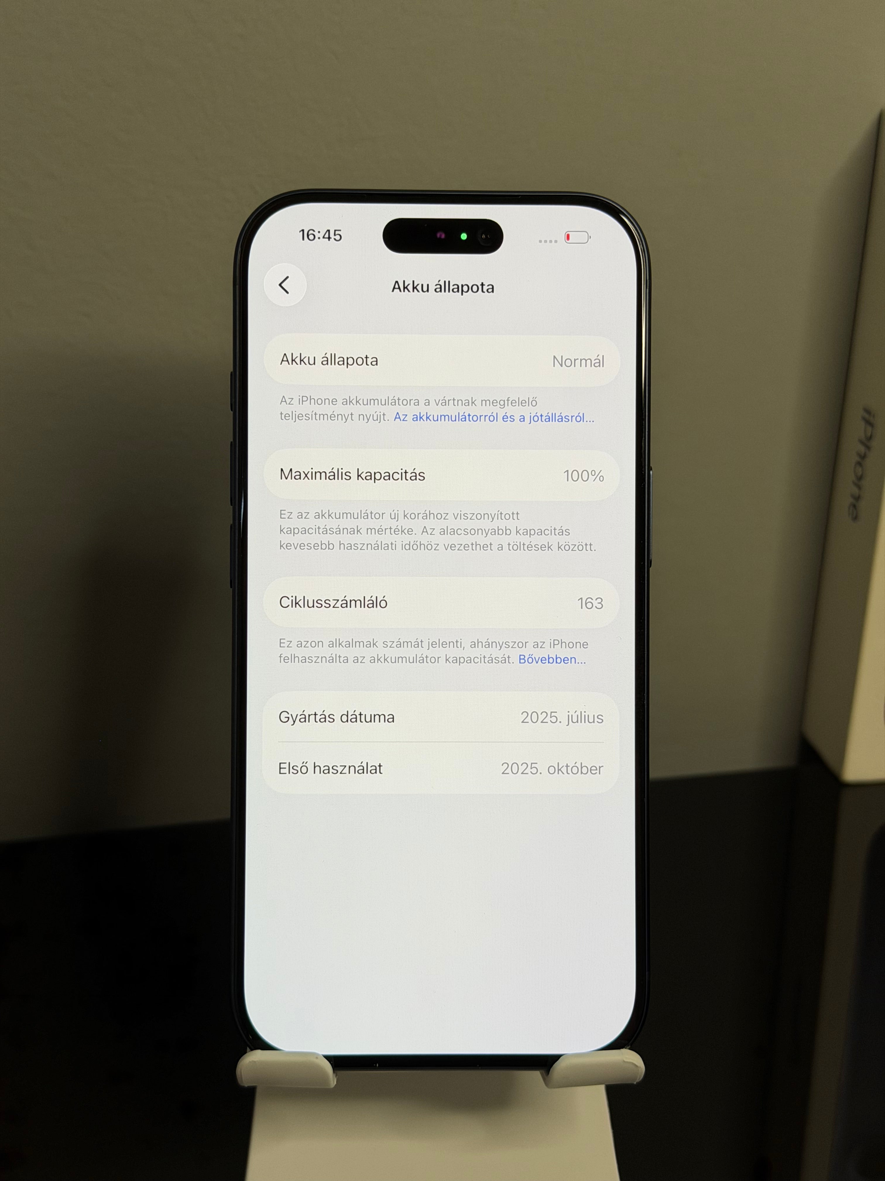 iPhone 17 Pro 256GB - Kék